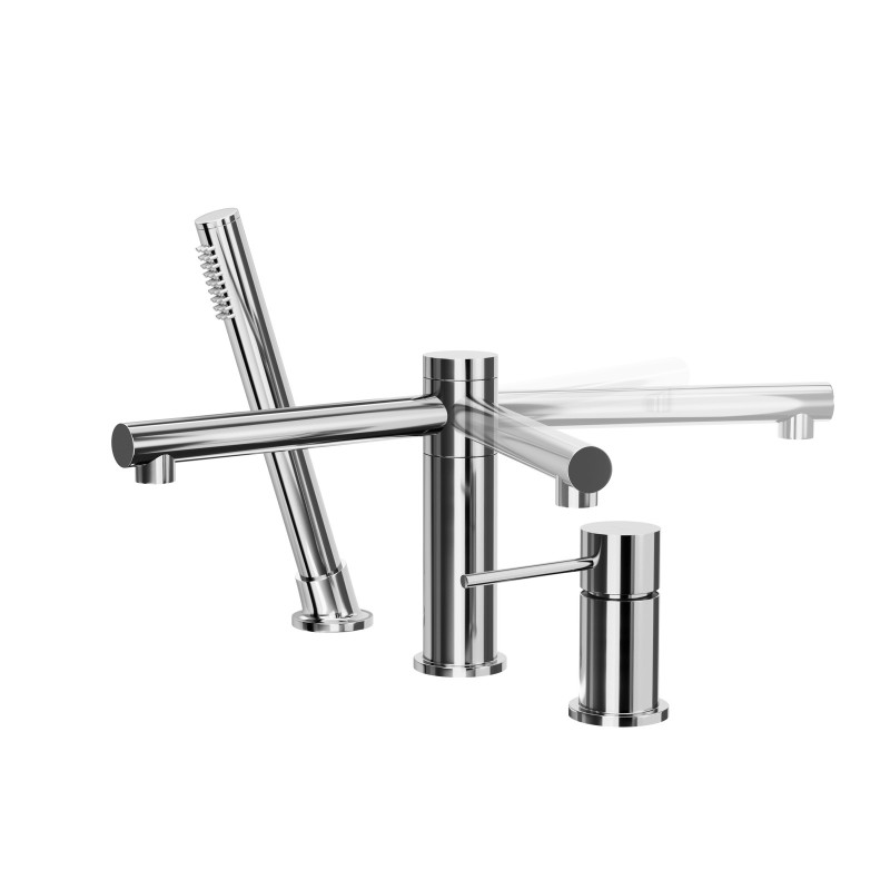 Bateria wannowa z prysznicem Lugo CMB7542 - 3 otworowa