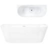 Wanna przyścienna Corsan MONO V029 z przelewem szczelinowym