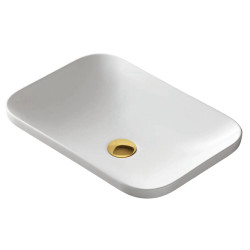 Cermiczna umywalka Corsan INTERO, wymiary 43x38x14 cm