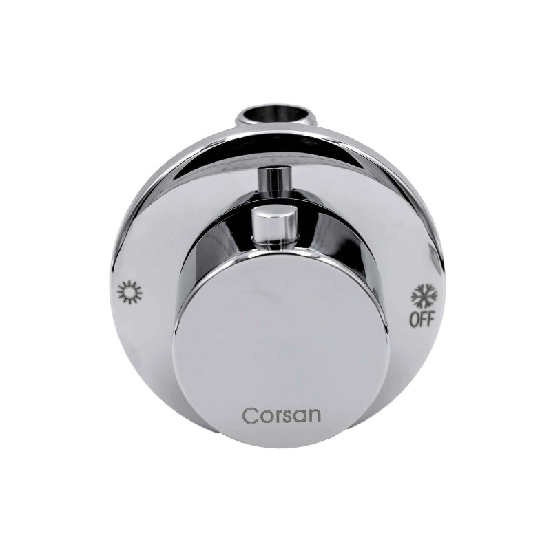 Corsan P073CH – uniwersalny pokrętło i mieszacz wody, chrom