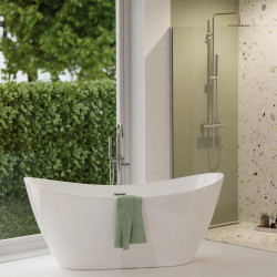 Akrylowa wanna wolnostojąca NAUTI 160cm i 170cm | Corsan.pl