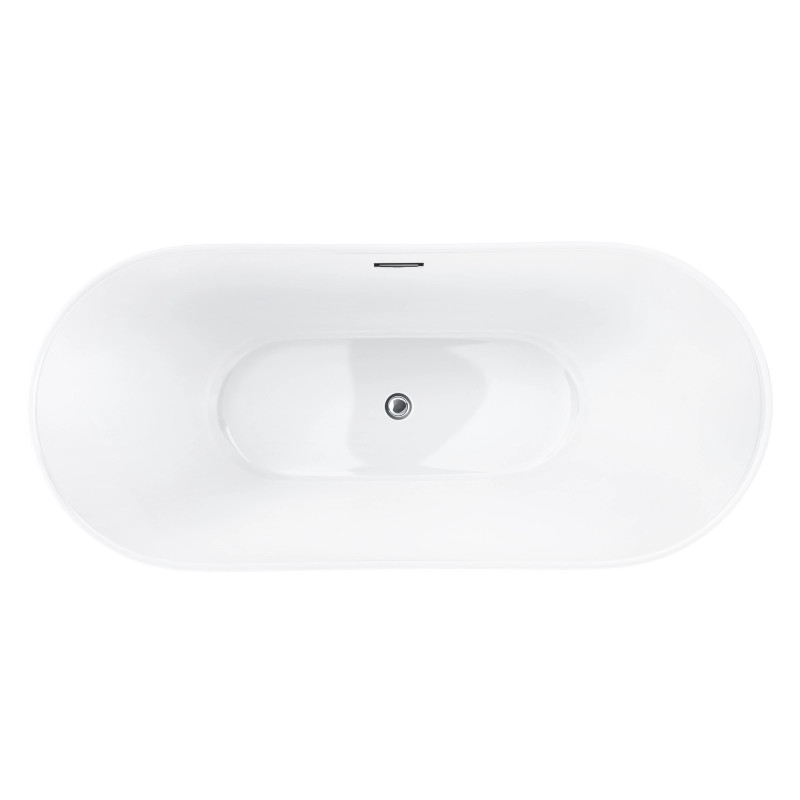 Akrylowa wanna wolnostojąca NAUTI 160cm i 170cm | Corsan.pl