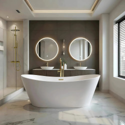 Akrylowa wanna wolnostojąca NAUTI 160cm i 170cm | Corsan.pl