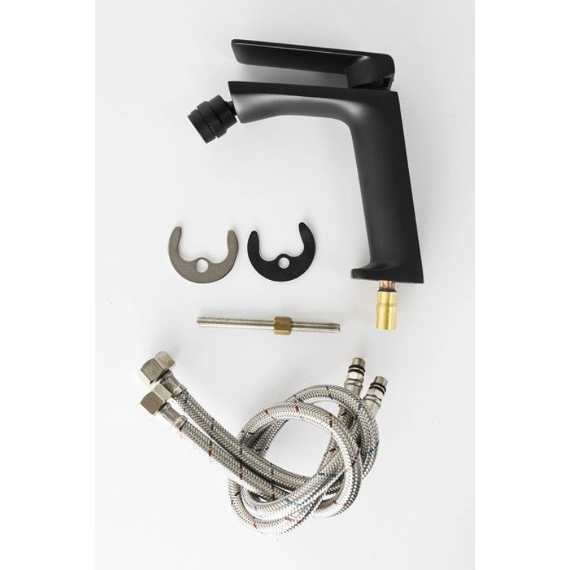 Bateria bidetowa TRINO CMB7131BL czarny/chrom | Corsan