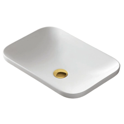 Umywalka wpuszczana w blat INTERO UC5696 60×37 | Corsan