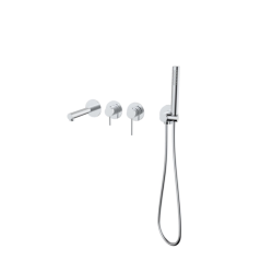 Bateria wannowa ścienna LUGO CMB7554 – zestaw natryskowy