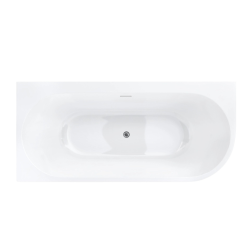 Wanna narożna INTERO V240 przelew szczelinowy, 150 -170 cm