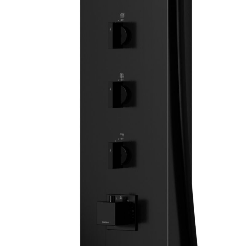 Panel prysznicowy NEO LED, stalowy