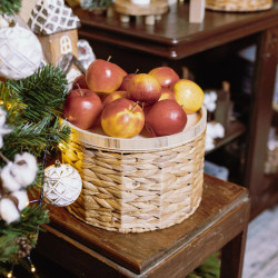 Koszyk z tacą z hiacyntu wodnego 516 | 3 rozmiary | Koszoplotka