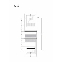 Termostatická kartuše 89 mm P410