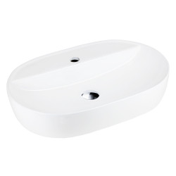 Nástavbové umyvadlo OLVENA UC5658 s otvorem pro baterii, 60×40×12 cm