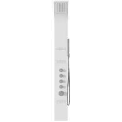 Duschpaneel KASKADA LED, Aluminium