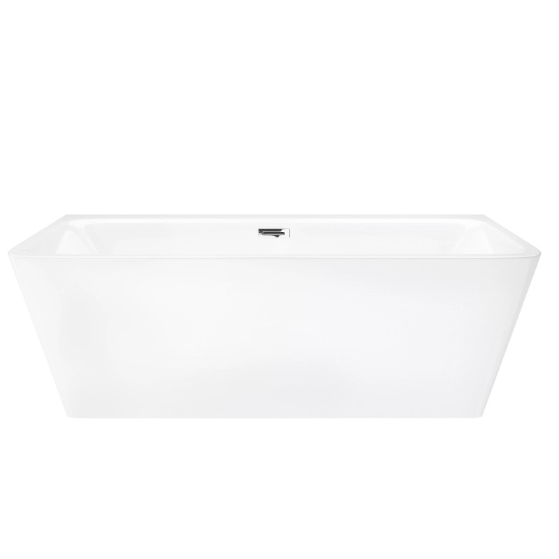 Freistehende Wandbadewanne ISEO E019 mit breitem Rand