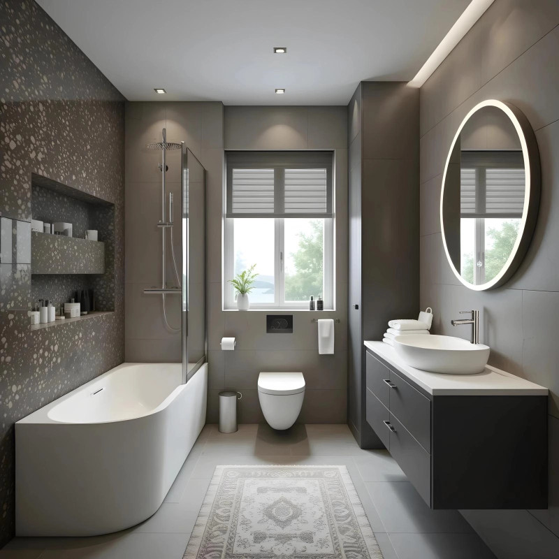 Eckbadewanne INTERO E230 links