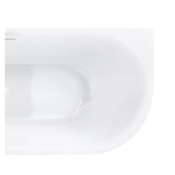 Eckbadewanne INTERO V230 mit Schlitzüberlauf, links