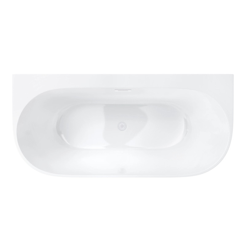 Wandbadewanne MONO E030 mit breitem Rand