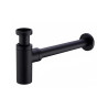 Flaschensiphon MU04BL für Waschbecken, schwarz