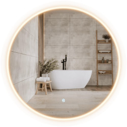 LED zrcadlo TONDO 60 cm, kulaté