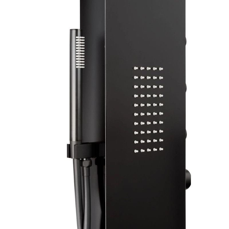 Duschpaneel DUO LED, Aluminium