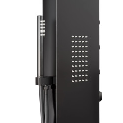 Duschpaneel DUO LED, Aluminium