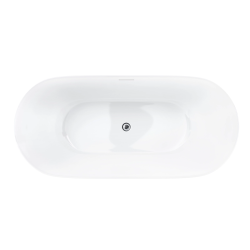 Freistehende Badewanne OLVENA V041 Slim