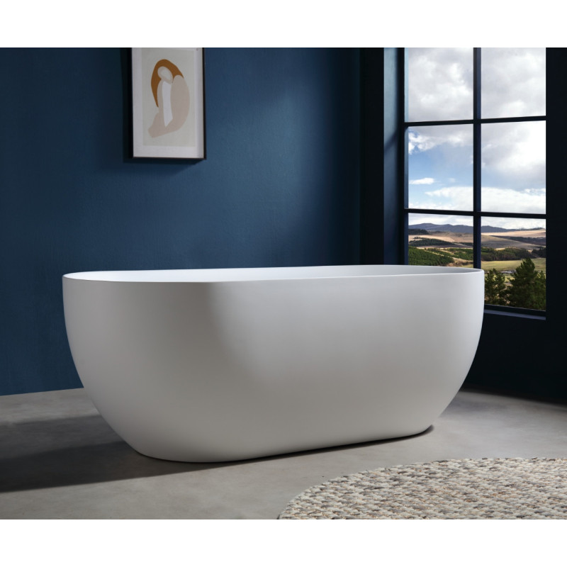 Freistehende Badewanne OLVENA V041 Slim