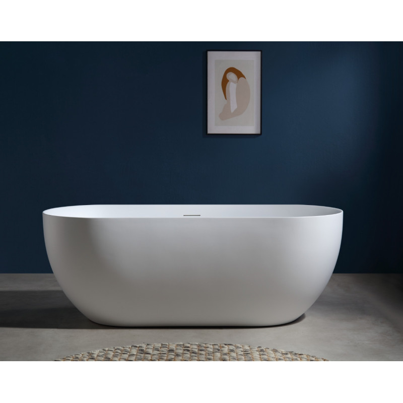 Freistehende Badewanne OLVENA V041 Slim