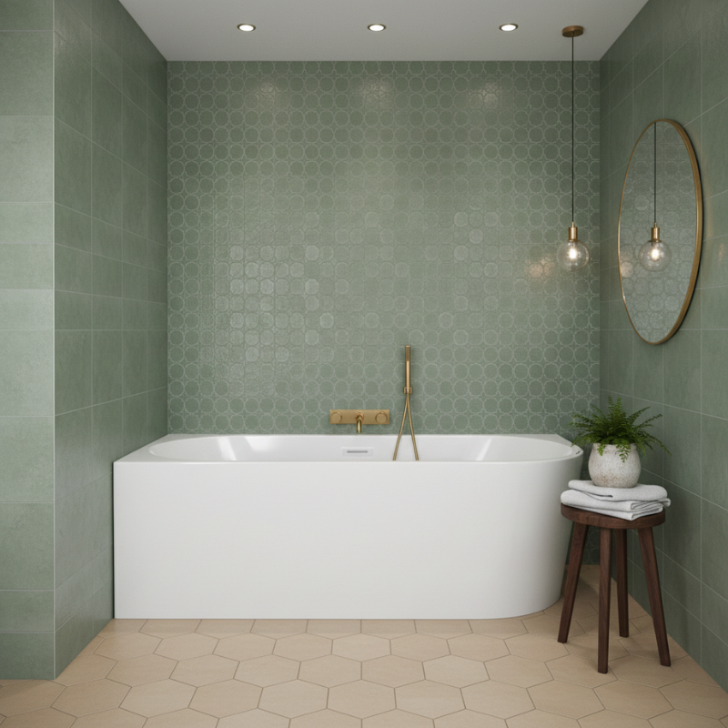 Eckbadewanne INTERO E230 links