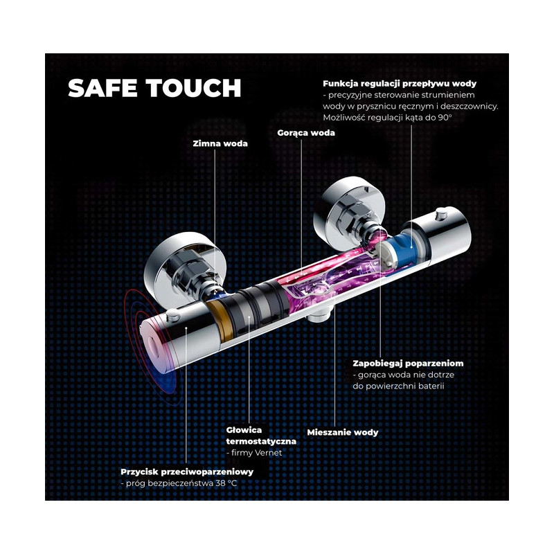 Duschsäule LUGO CMN01
