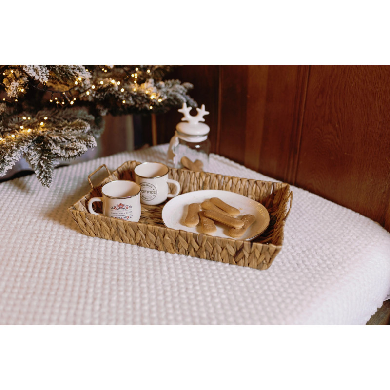 Tablett aus Wasserhyazinthe 501A 45×30×8 cm – Koszoplotka