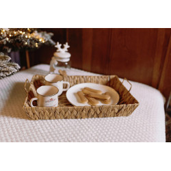 Tablett aus Wasserhyazinthe 501A 45×30×8 cm – Koszoplotka