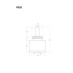 Mischkartusche 63 mm P025