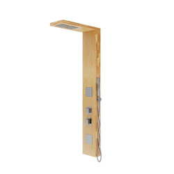 BASTI Bamboo Wood Shower Panel