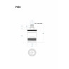 P494 ON/OFF Function Cartridge for Shower Column 52 mm