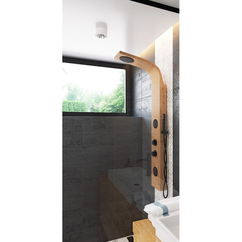 BALI Bamboo Wood Shower Panel