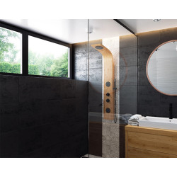 BALI Bamboo Wood Shower Panel