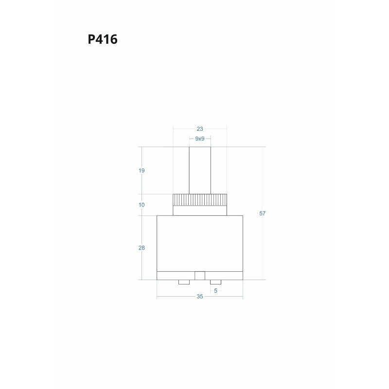 P416 Mixer Cartridge 57 mm