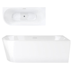 INTERO V230 Right Corner Bathtub with Slot Overflow