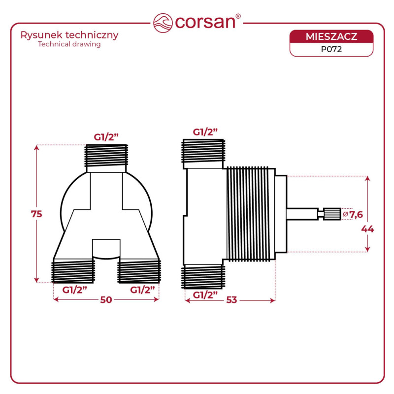 P072 Universal Water Mixer
