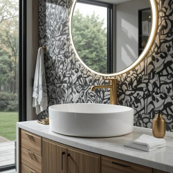 LUGO UC5665 Round Countertop Basin 36×12 cm