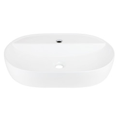 OLVENA UC5658 Countertop Basin with Tap Hole 60×40×12 cm