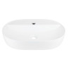 OLVENA UC5658 Countertop Basin with Tap Hole 60×40×12 cm