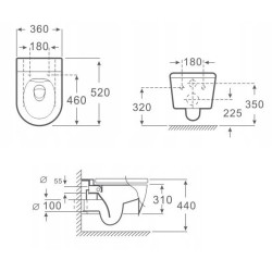 INTERO MS01 Toilet Bowl