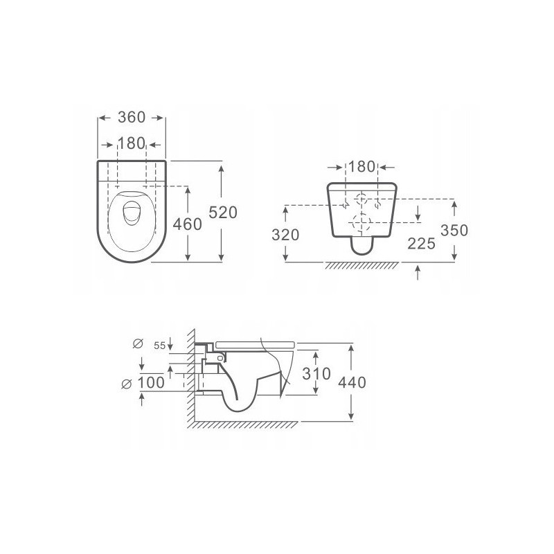 INTERO MS01 Toilet Bowl