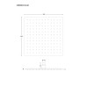 CMD30 SLIM Square Shower Head 30 cm