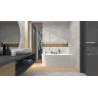 INTERO E240 Right Corner Bathtub with Wide Rim