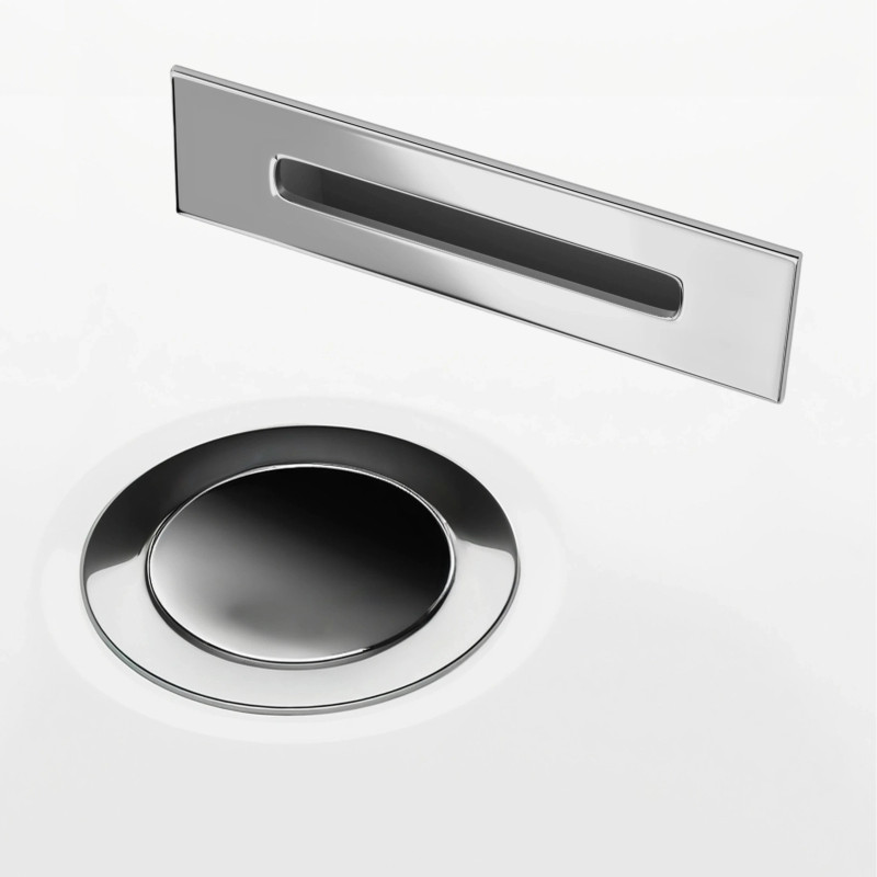 INTERO E240 Right Corner Bathtub with Wide Rim