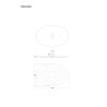 CMDO3020CH Oval Shower Head 30 cm