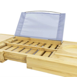 BP16 Extendable Bamboo Bath Shelf