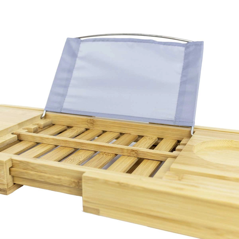 BP16 Extendable Bamboo Bath Shelf